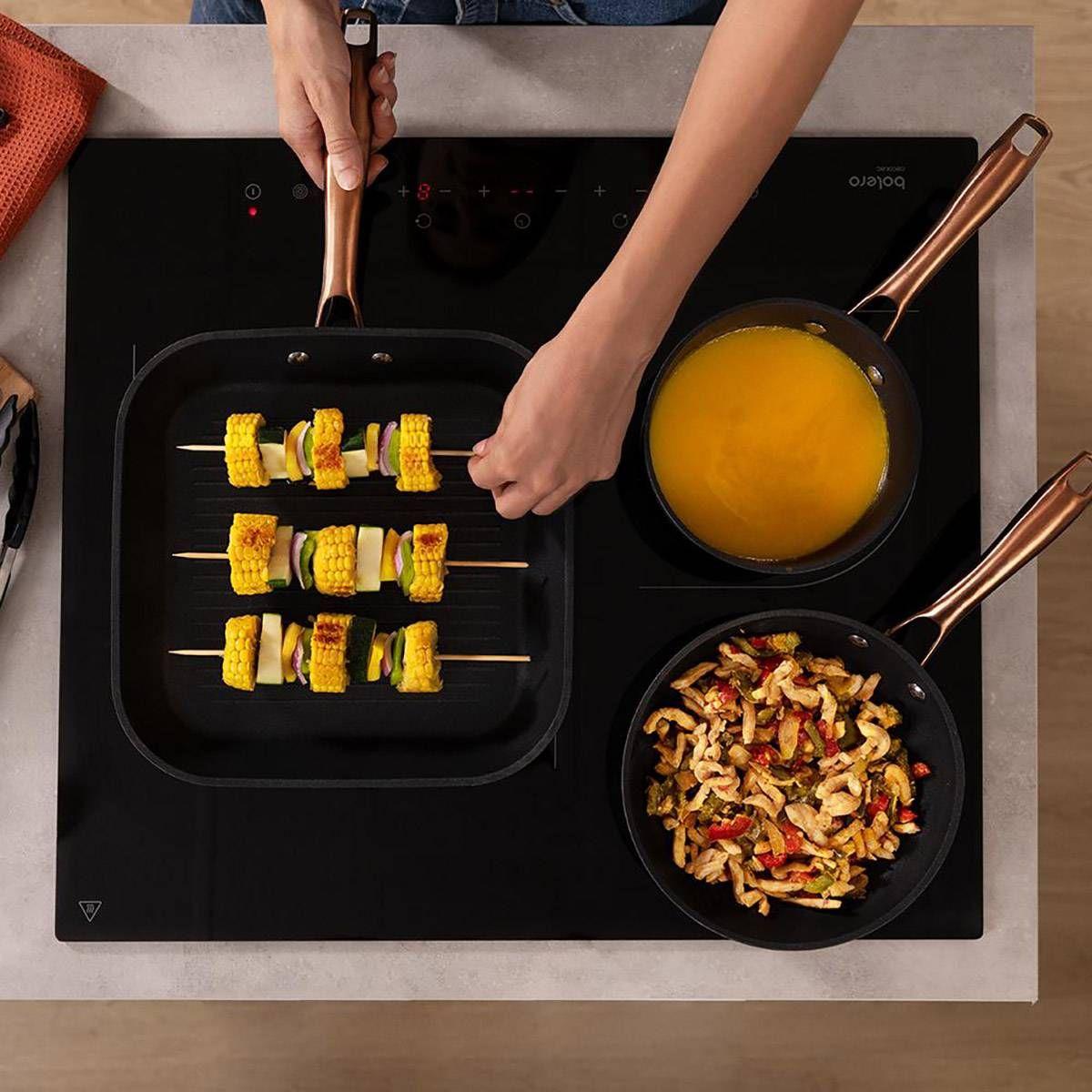 Frigideira Grill CECOTEC Polka Fantasy Golden (Alumínio forjado - 28 cm - Preto), miniatura 4