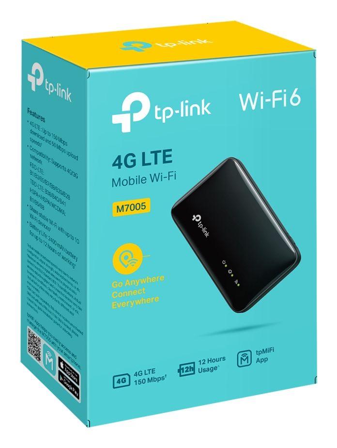 Router Portátil TP-LINK M7005 (Wi-Fi 6 - 287 Mbit/s - Banda única - Preto) — miniatura 5