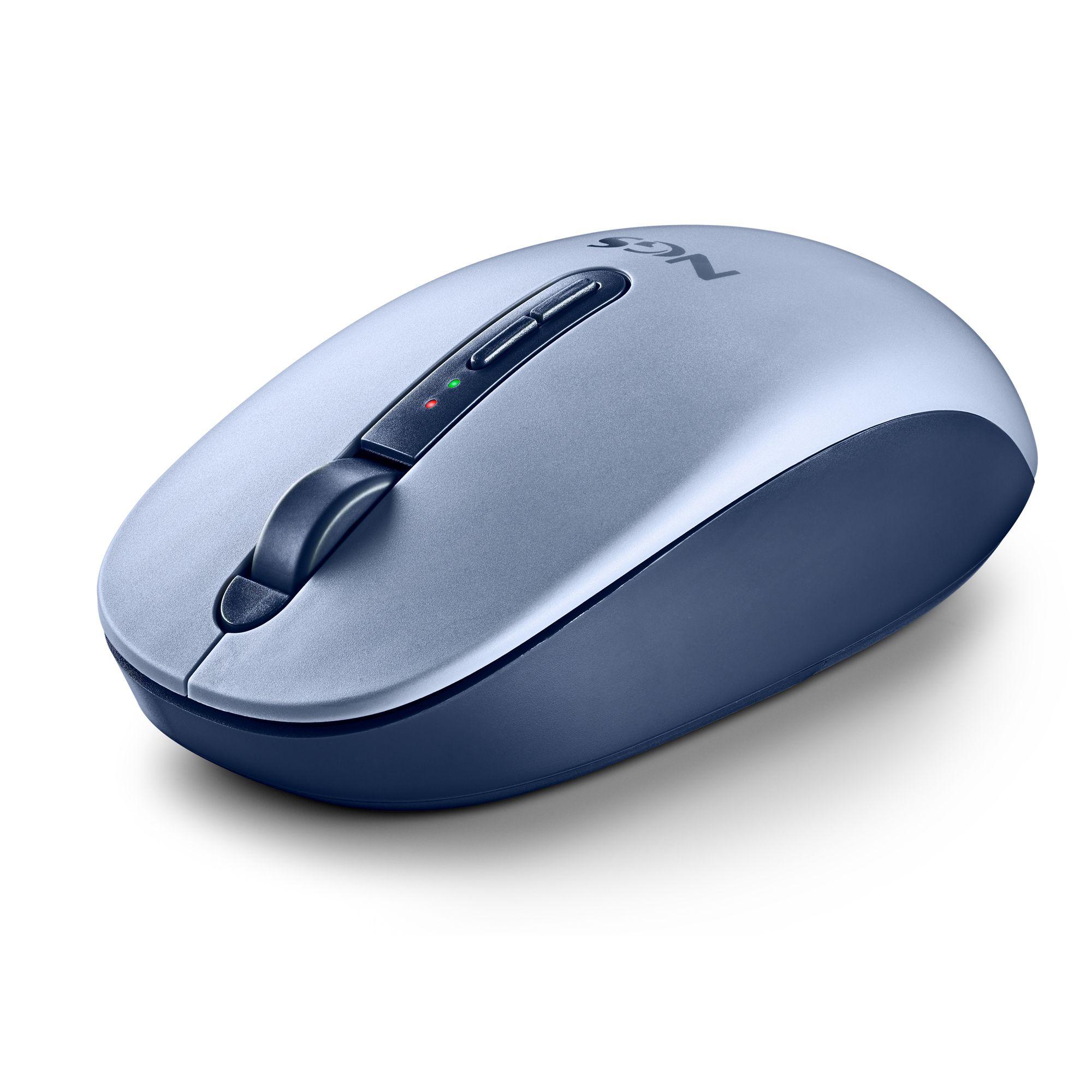 Rato NGS Fog Dual (Ambidestro - 1600 DPI - RF Wireless+Bluetooth - Azul) — miniatura 3