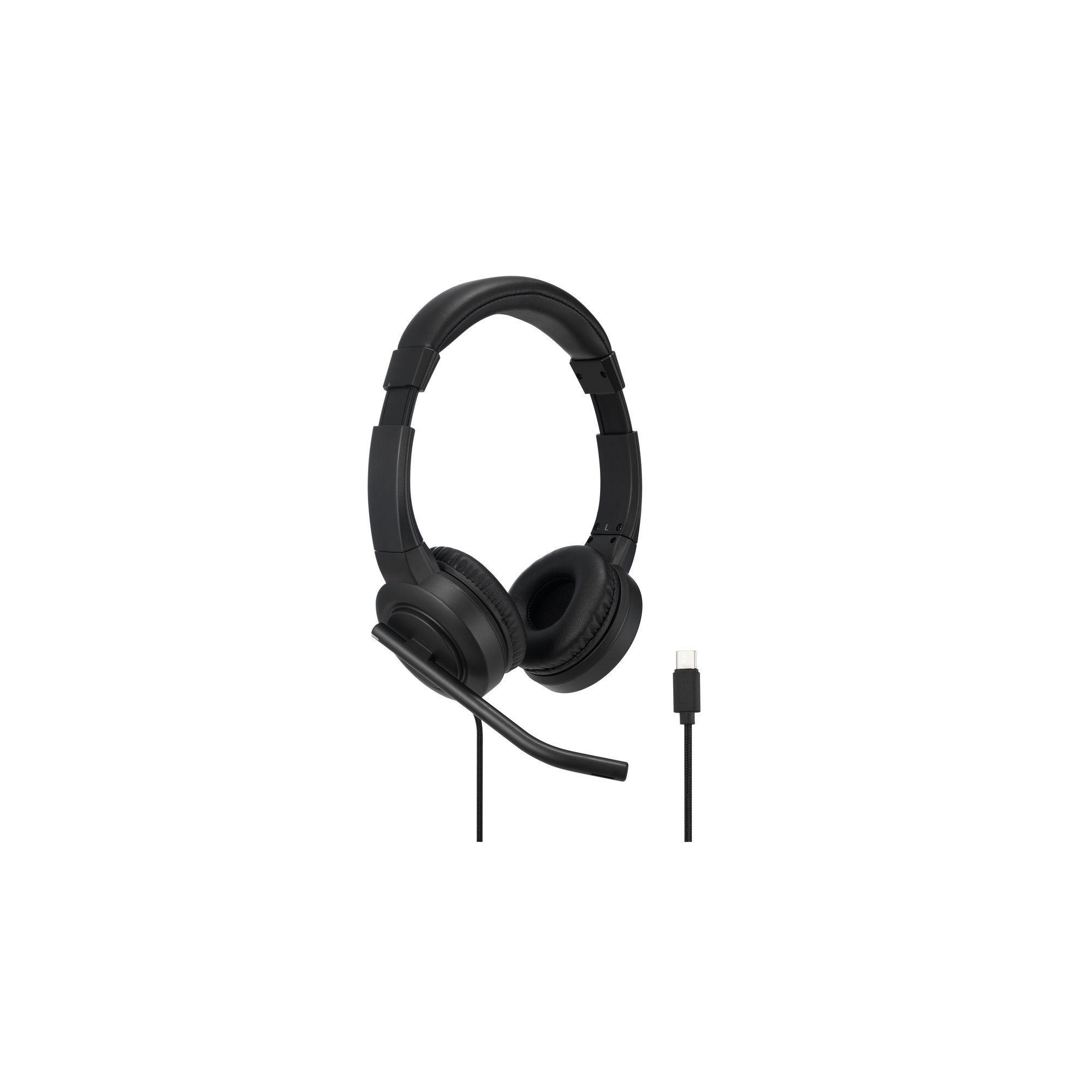 Auscultadores KENSINGTON H1000 (Binaural - Com fios - Supra-aural - Preto)