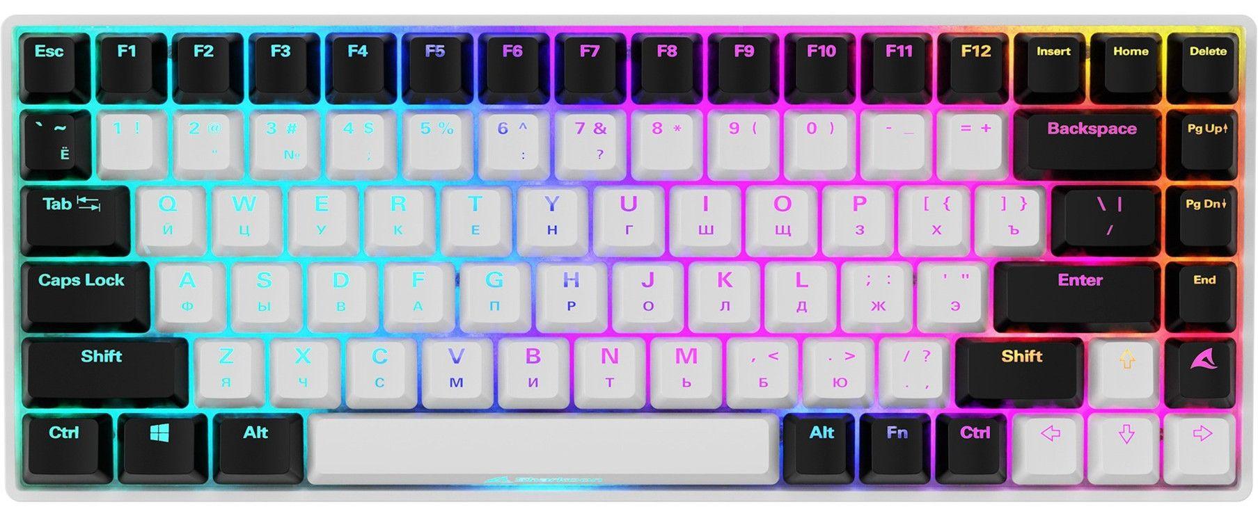 Teclado SHARKOON SKILLER SGK50 S3 (RU - Gateron Yellow - Branco), miniatura 3