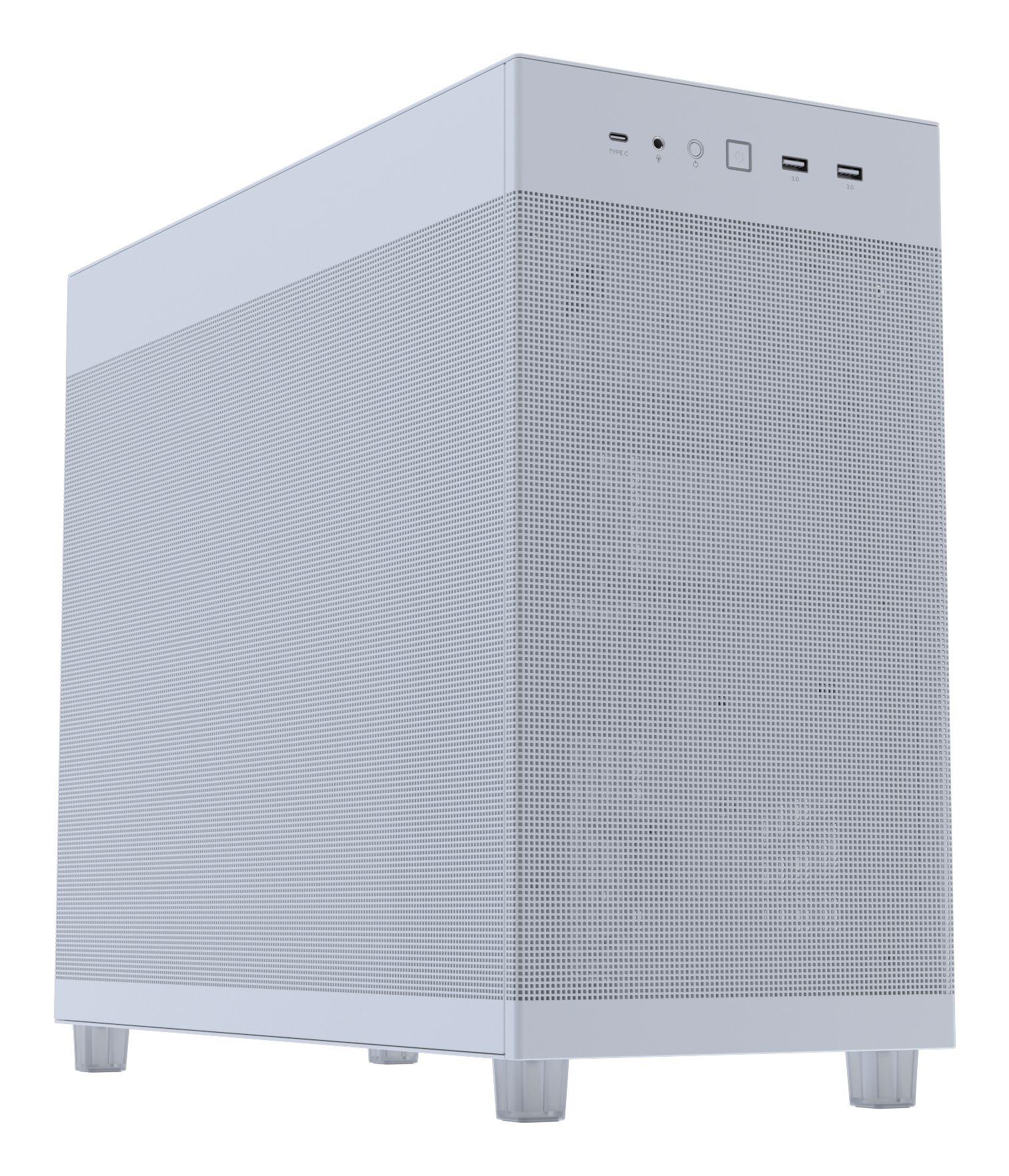 Caixa PC ASUS PRIME AP303 Mesh (ATX, micro-ATX, Mini-ITX - Midi Tower - Metal - Branco) — miniatura 2