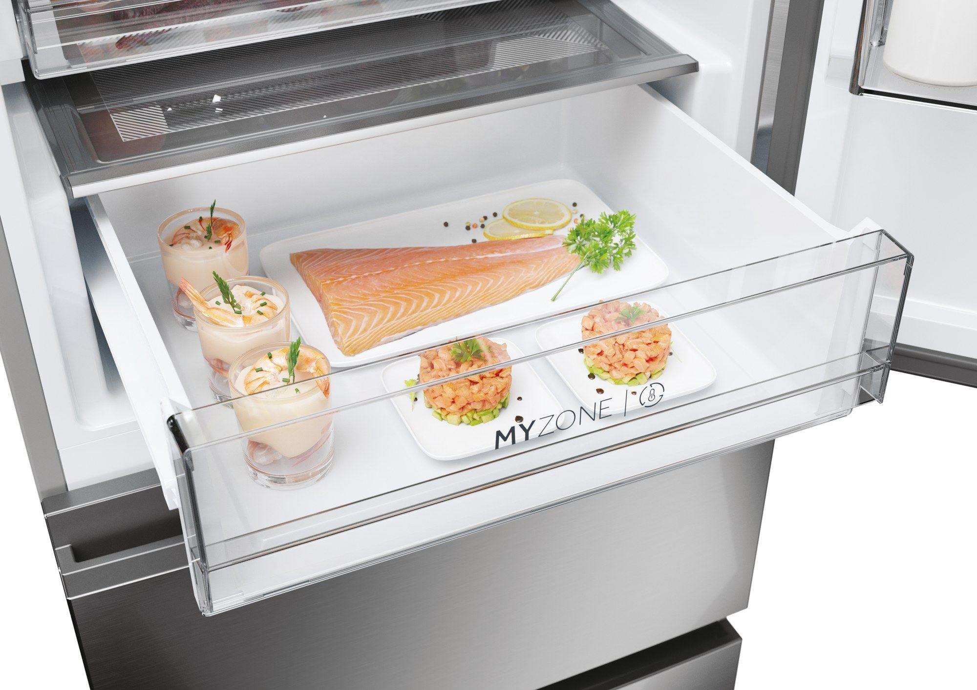 Frigorífico Combinado Independente HAIER HTW7620ANMG (414 L - 205x59,5x66,7 cm - 205 cm - Inox), miniatura 10