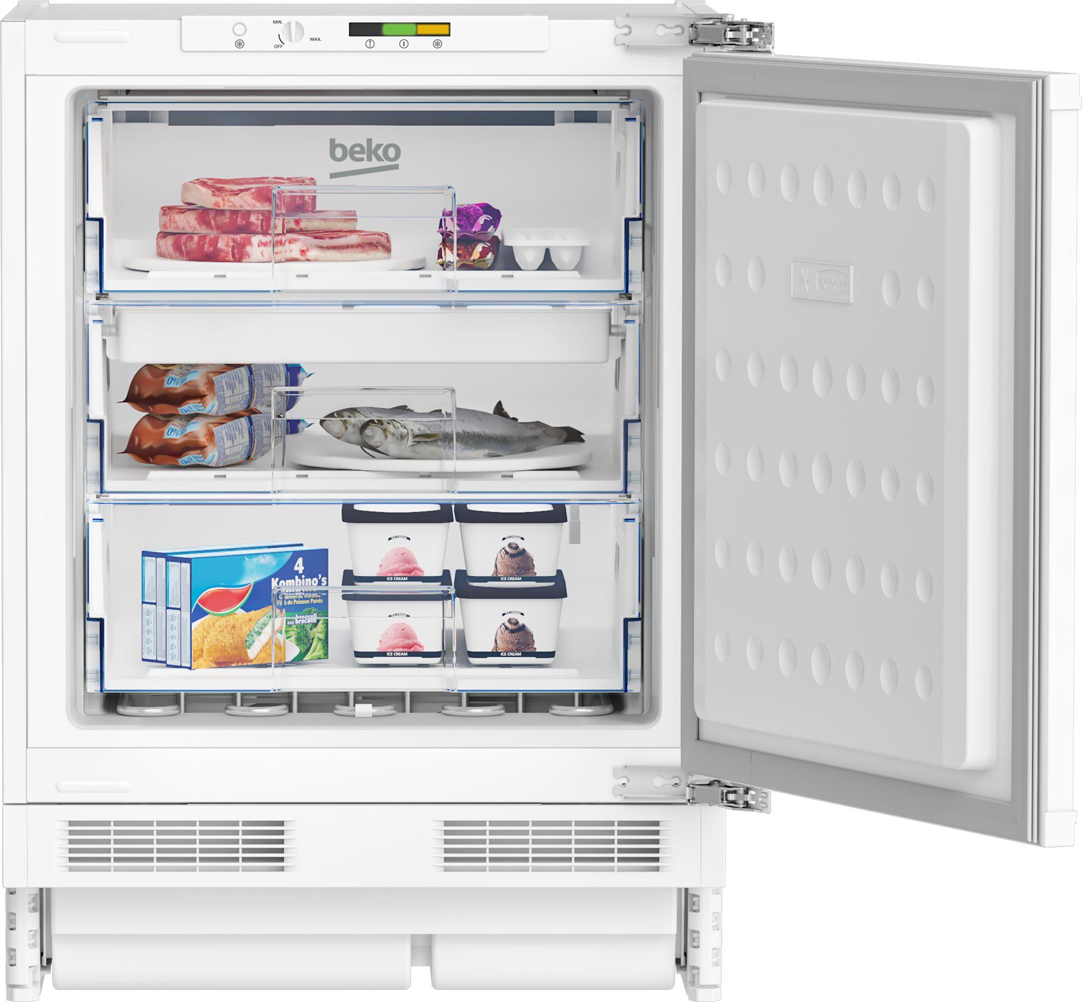 Congelador Vertical Encastre BEKO BU1204N (Altura 82 cm - 60 cm - 82 cm - Branco), miniatura 3