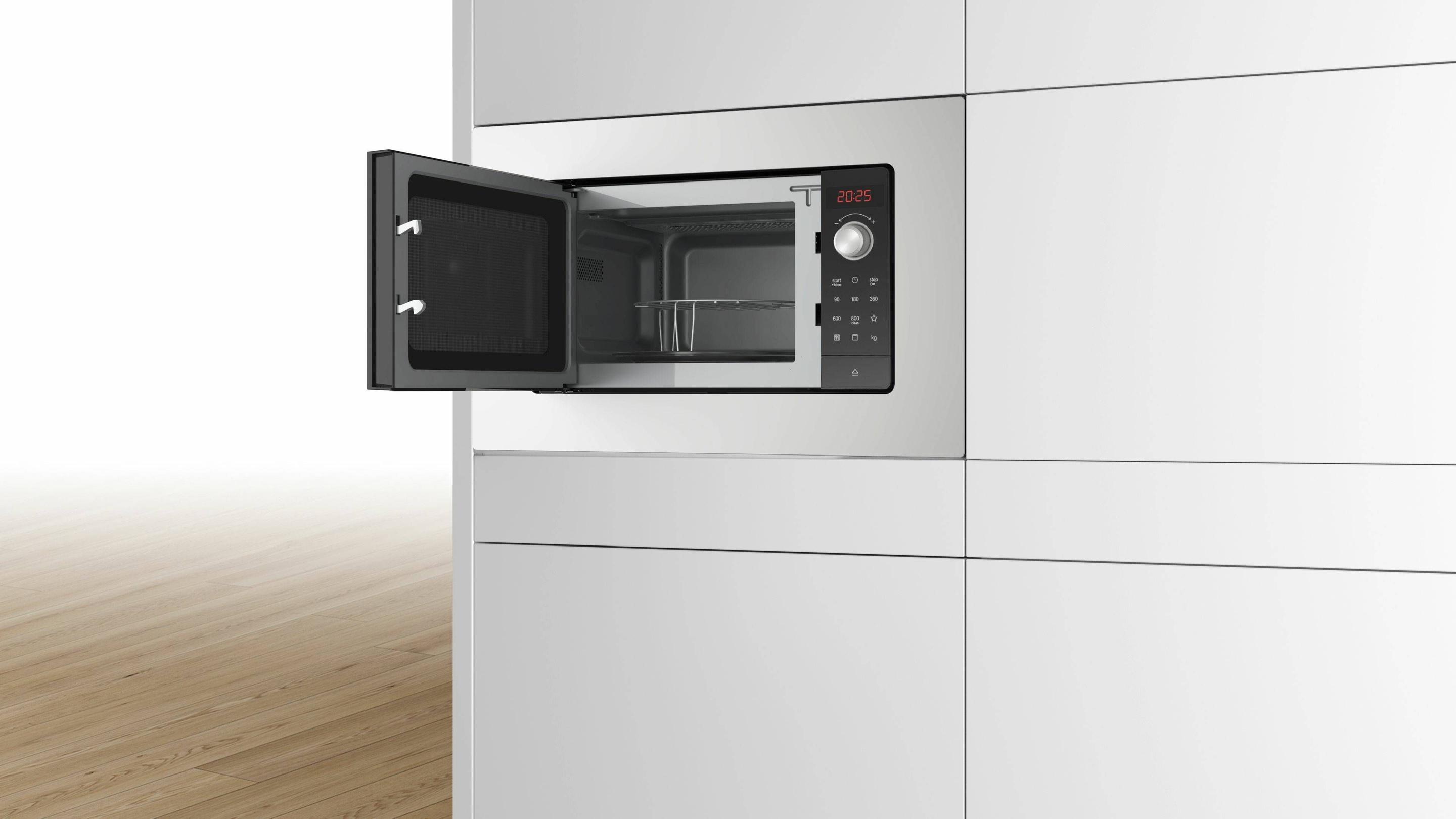 Micro-ondas de Encastre BOSCH BEL623MS3 (800 W - 1000 W - 20 l - Inox) — miniatura 3