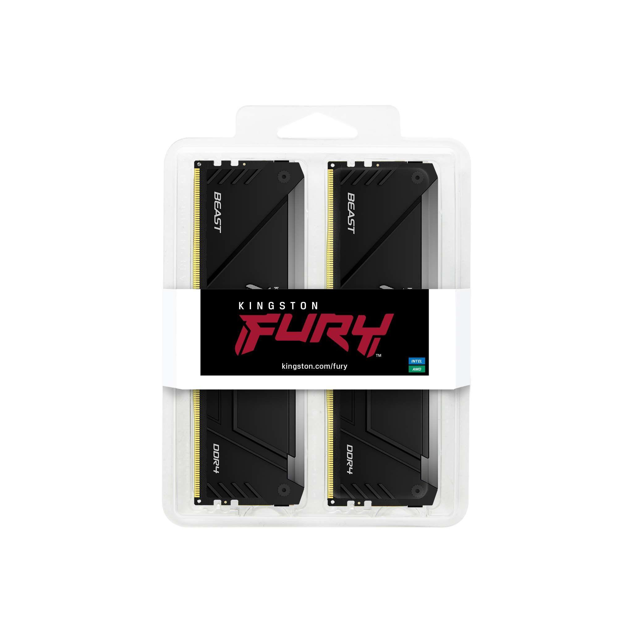 Memória RAM KINGSTON FURY Beast RGB KF436C18BB2AK2/32 (3600 MHz - 32 GB - DIMM), miniatura 3