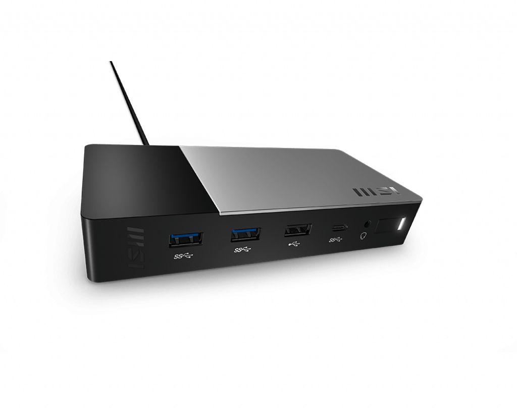 Estação de Ancoragem MSI USB-C Docking Station Gen 2 (Preto)