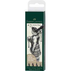 Marcador de Tinta da China FABER-CASTELL Pitt Artist Pen (Preto)