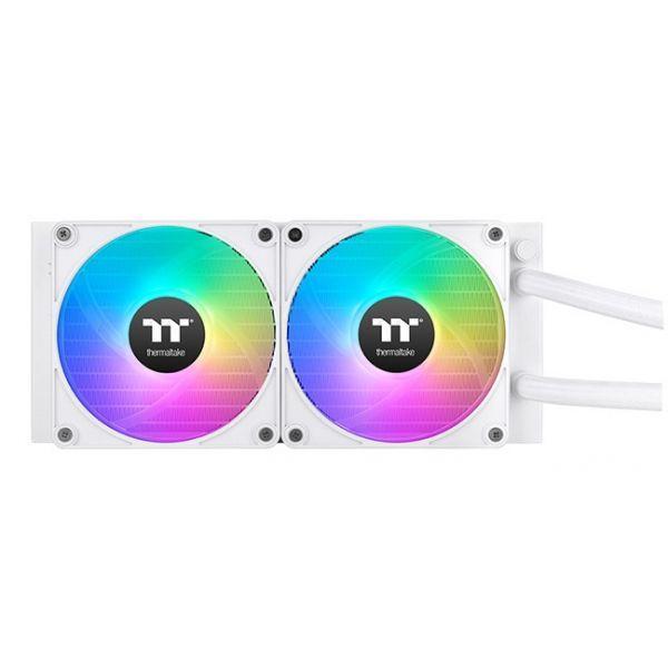 Sistema de Refrigeração Líquida AIO THERMALTAKE TH280 V2 Ultra EX ARGB Sync Snow Edition (14 cm - 2000 RPM - Multicolor - Branco) — miniatura 2