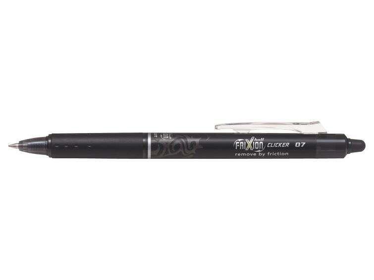 Caneta de Gel Apagável Retrátil PILOT FriXion Ball Clicker (Preto)
