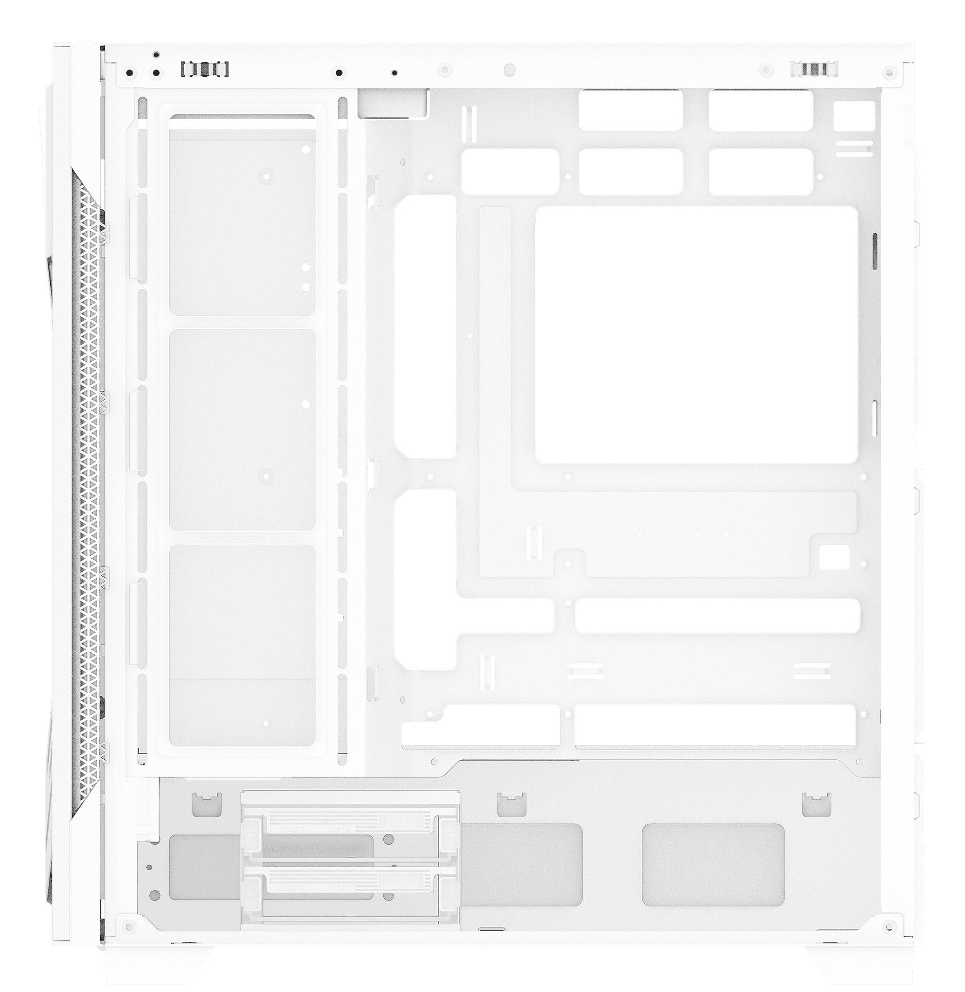 Caixa de Computador XPG STARKER AIR BTF (Midi Tower - SPCC, vidro temperado - 18 cm - Branco) — miniatura 8