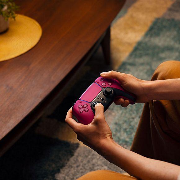 Comando Gaming SONY DualSense V2 (PlayStation - Com fios e sem fios - Vermelho Cósmico) — miniatura 4