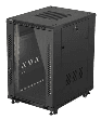 Armário Rack de Chão LANBERG FF01-6818-12B (19″ - 18U - 600 x 800 mm - Preto)