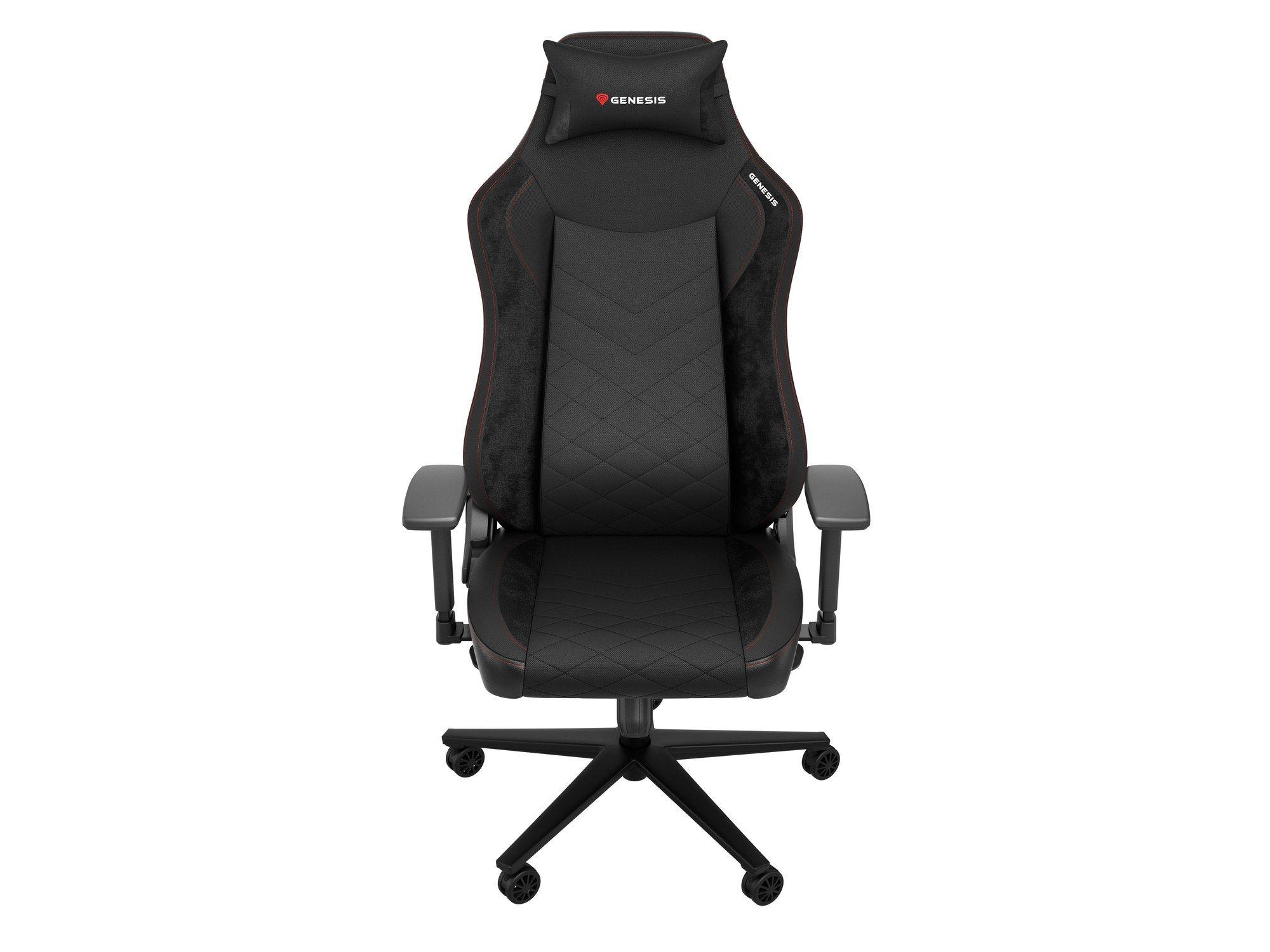 Cadeira Gaming GENESIS Nitro 890 G2 (150 kg - 134 cm - Tecido, Imitação de pele - Preto)