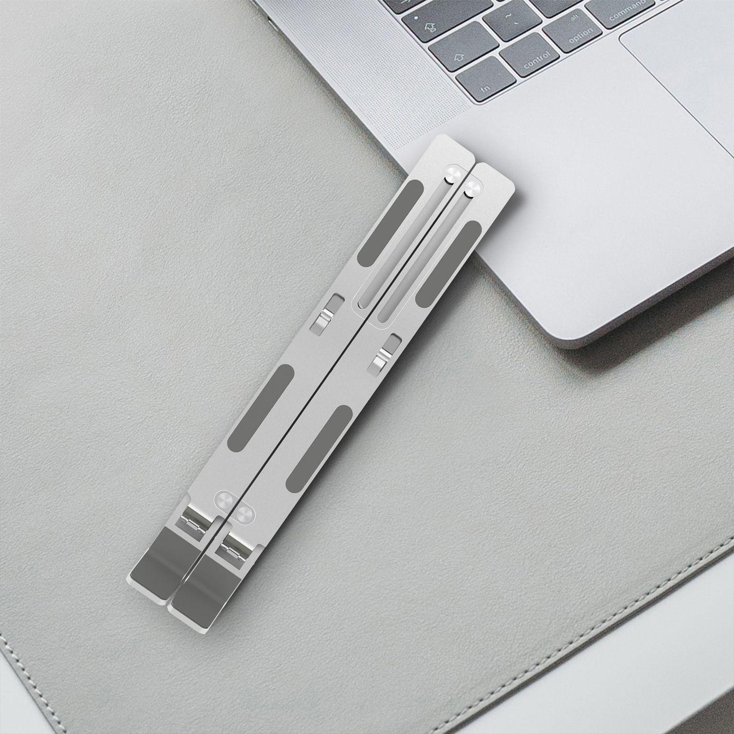 Suporte de Secretária para Portátil e Tablet AISENS LPS2M-173 (38,1 cm - Prateado) — miniatura 6