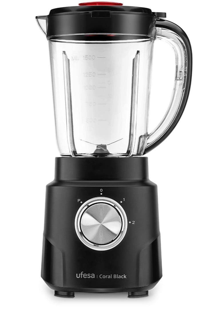 Liquidificadora UFESA Coral Black (600 W - 1,5 L - Rede eléctrica - Preto)