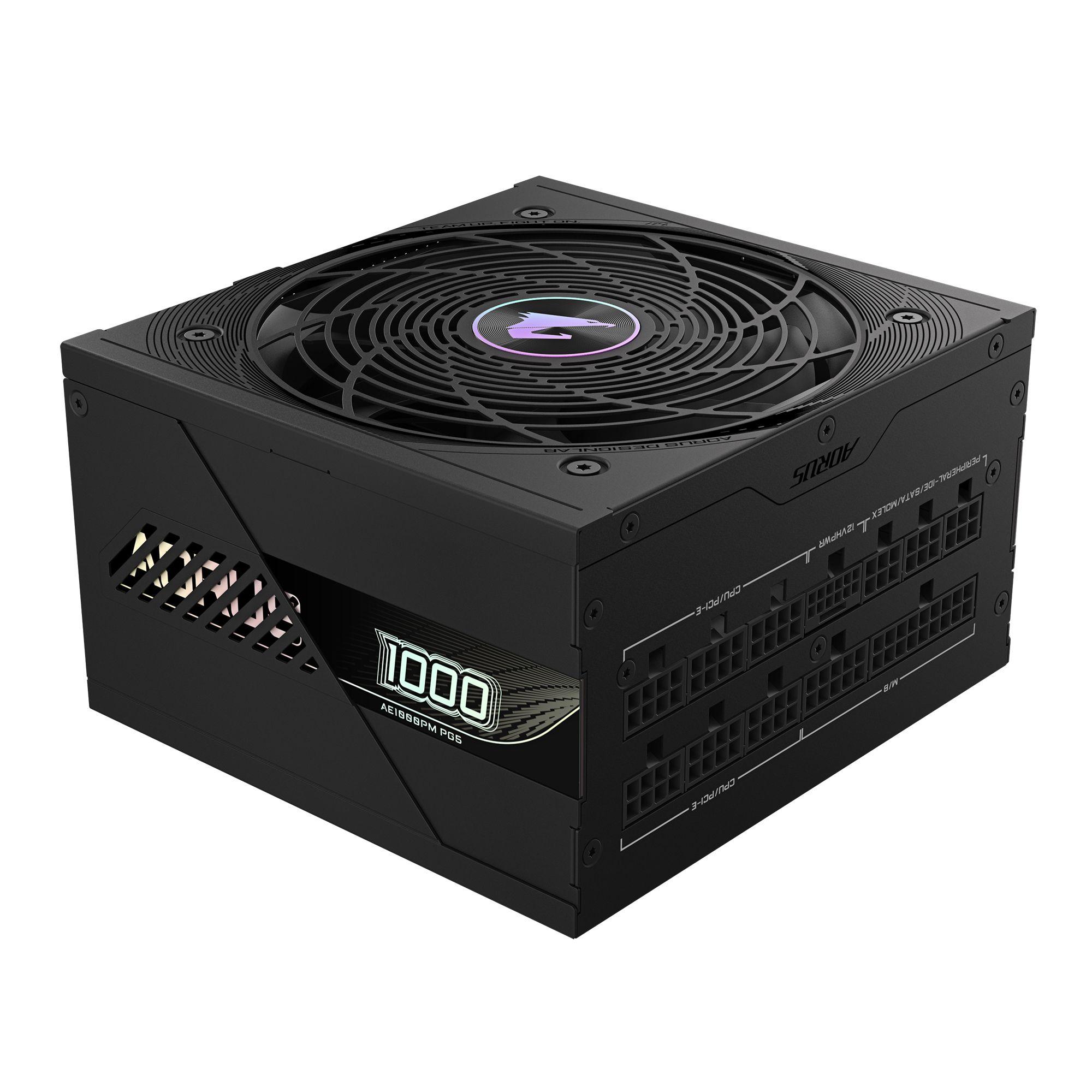 Fonte de Alimentação GIGABYTE AORUS ELITE P1000W GP-AE1000PM PG5 EU (ATX - 1000 W - 80 Plus Platinum - Preto), miniatura 4