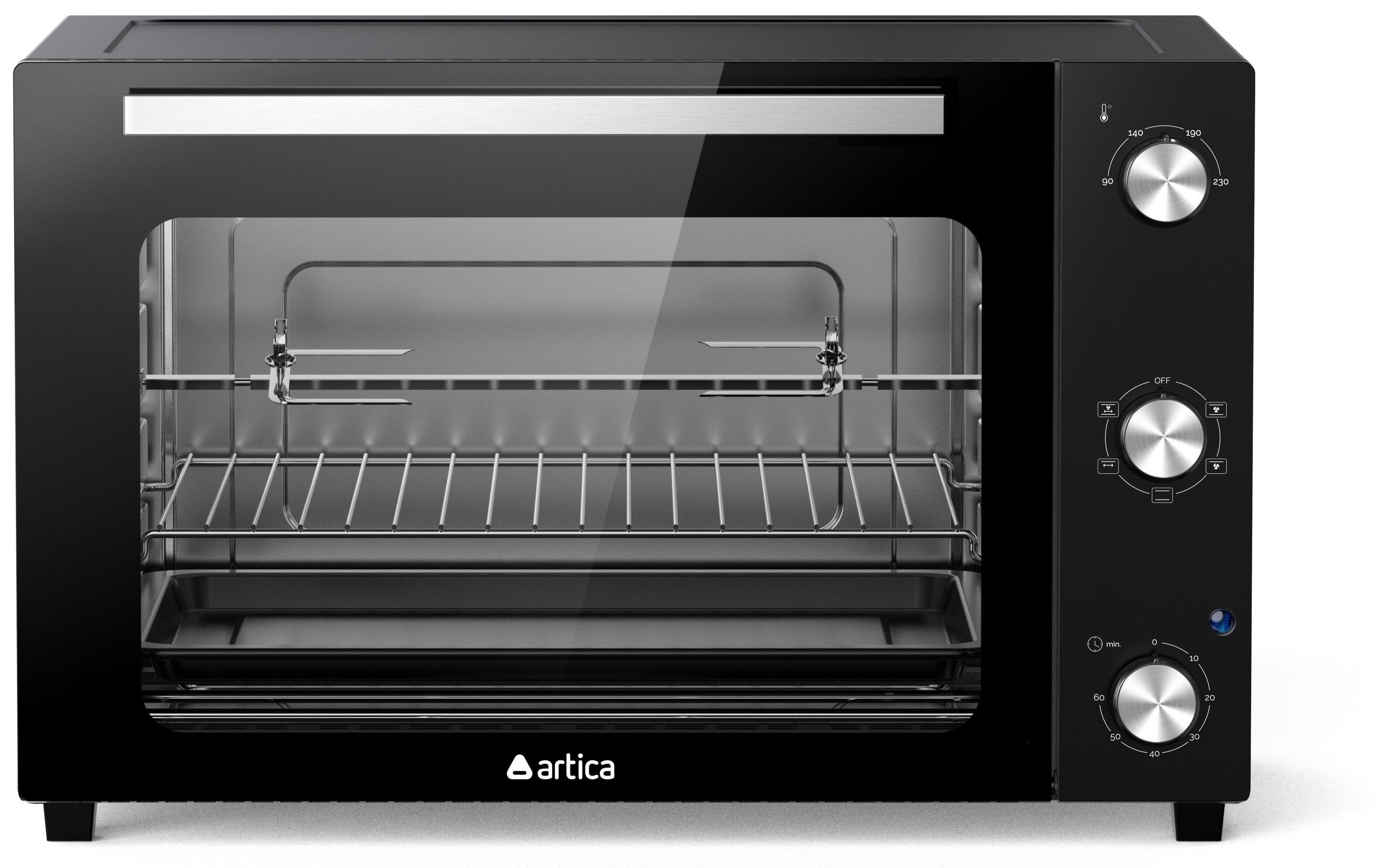 Mini Forno de Mesa Independente ARTICA FLOWBAKE58 (2000 W - 58 L - Altura 45,6 cm)