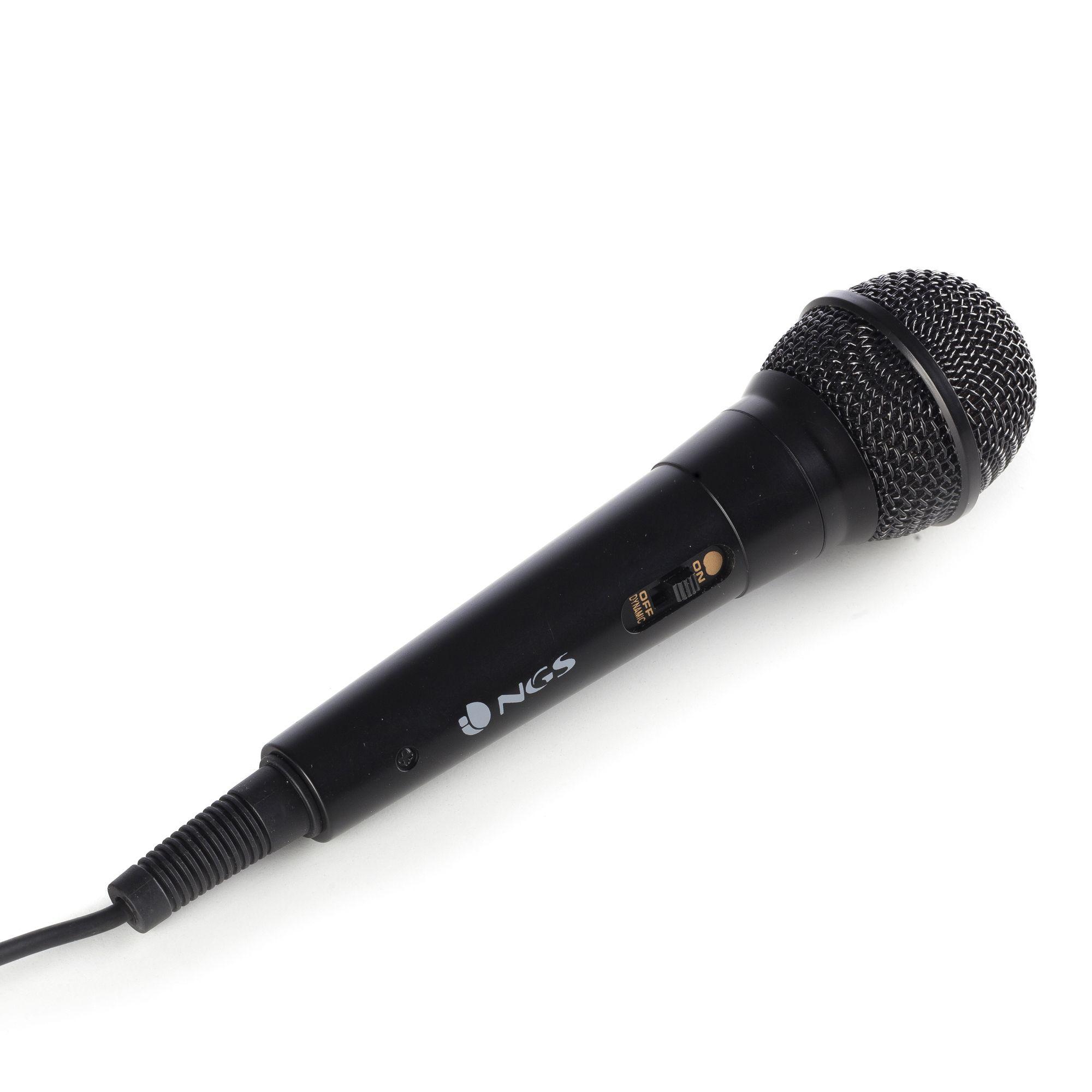 Microfone de Karaoke NGS Singerfire (Com fios - Preto) — miniatura 4