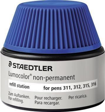 Estação de Recarga de Tinta STAEDTLER Lumocolor 487 15-3 (Azul)