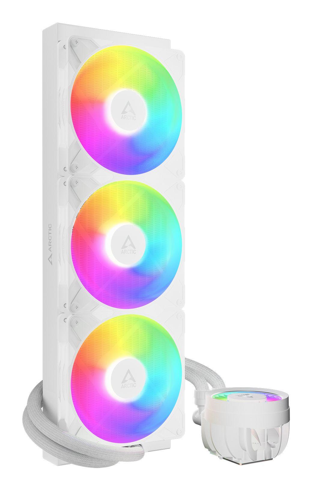 Refrigerador Líquido All-in-One ARCTIC Liquid Freezer III Pro 420 A-RGB (14 cm - 2500 RPM - Multi - Branco) — miniatura 2