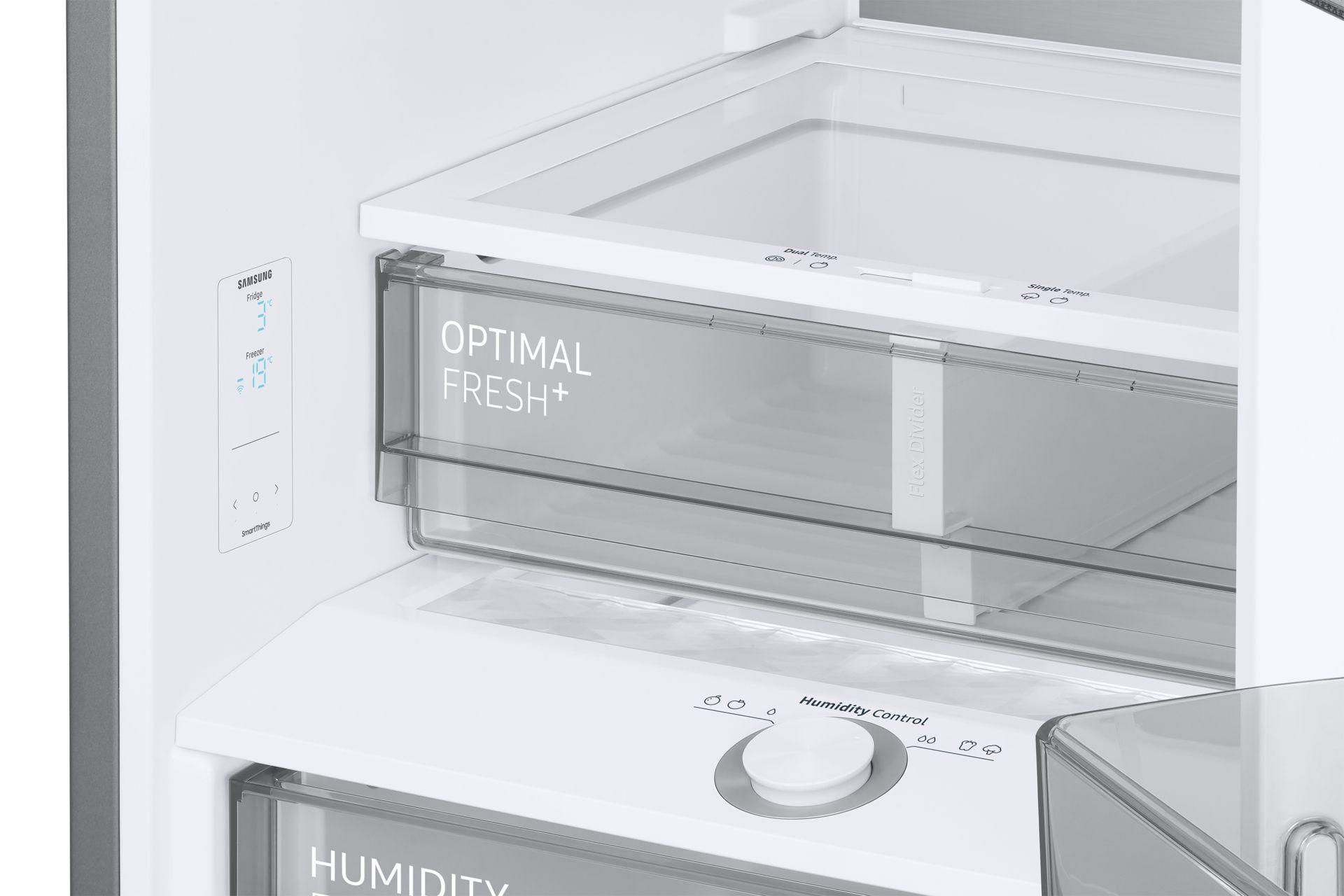 Frigorífico Combinado Independente SAMSUNG RB38C705CS9 (390 l - 8 kg/24h - Altura 203 cm - Inox) — miniatura 10