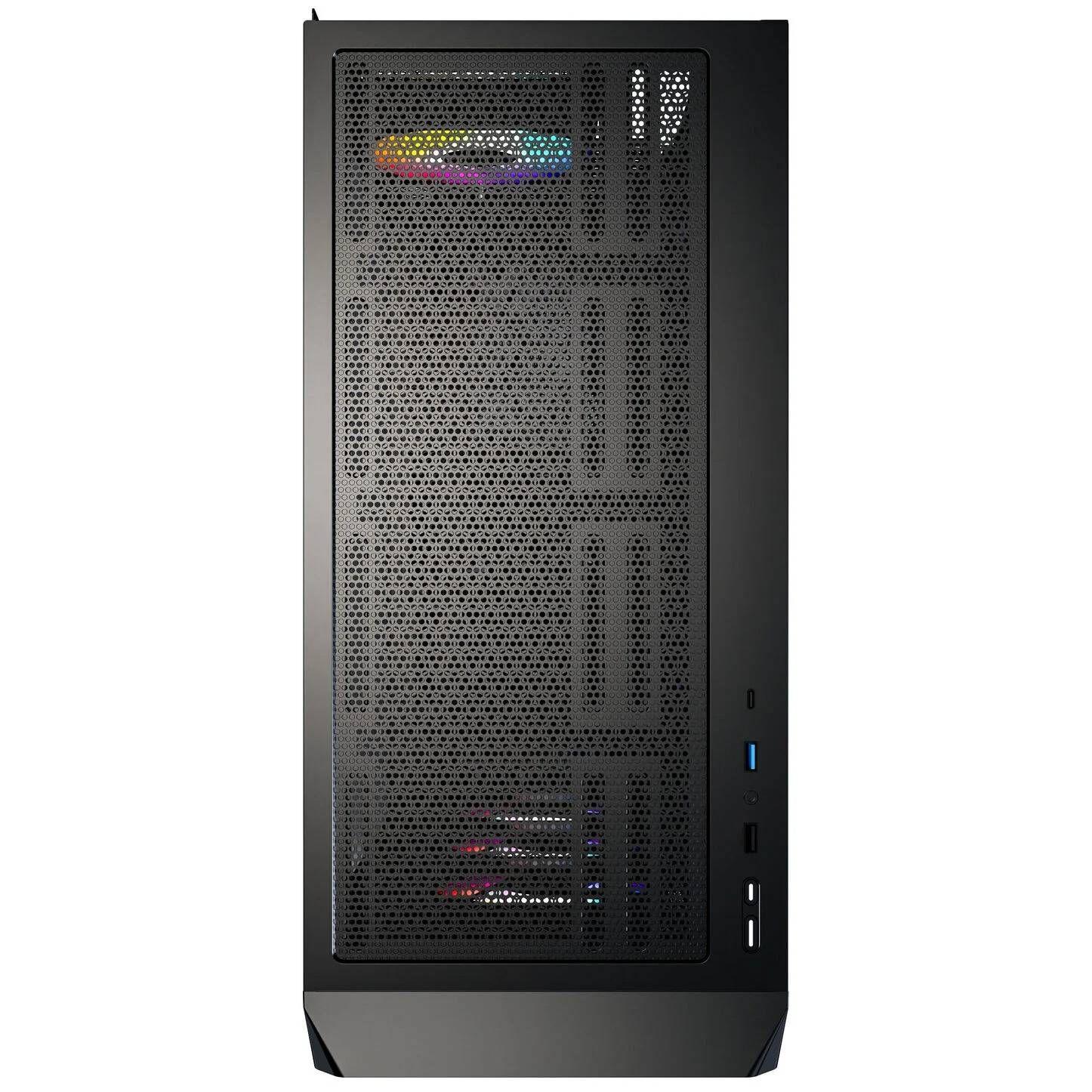 Caixa de Computador MONTECH X5 (Midi Tower - RGB multicolorida - 16,5 cm - Preto), miniatura 5