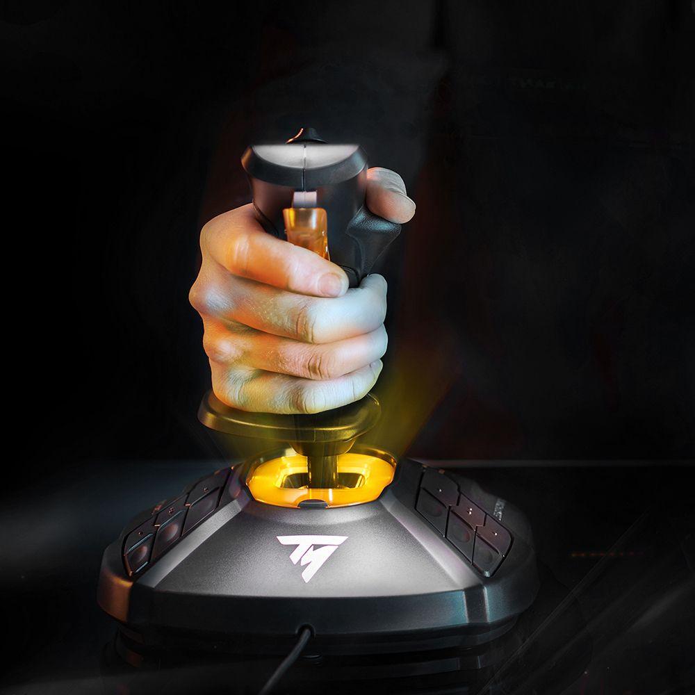 Manípulo de Voo THRUSTMASTER T.16000M FCS (PC - Com fios - Preto e Laranja) — miniatura 5