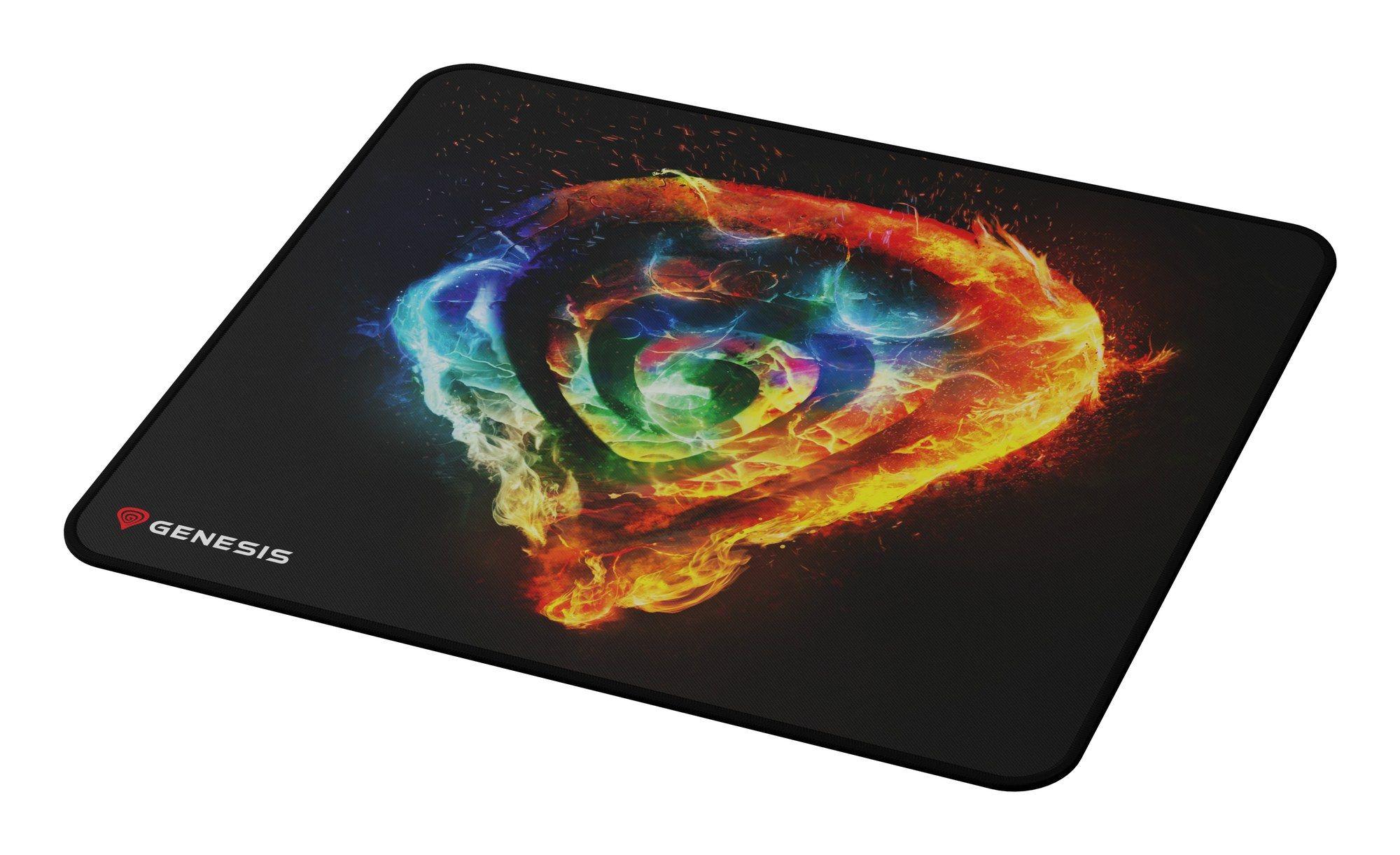 Tapete de Rato Gaming GENESIS Carbon 500 M Fire G2 (Tecido, Borracha - Tecido - 2,5 mm - Multicor) — miniatura 4
