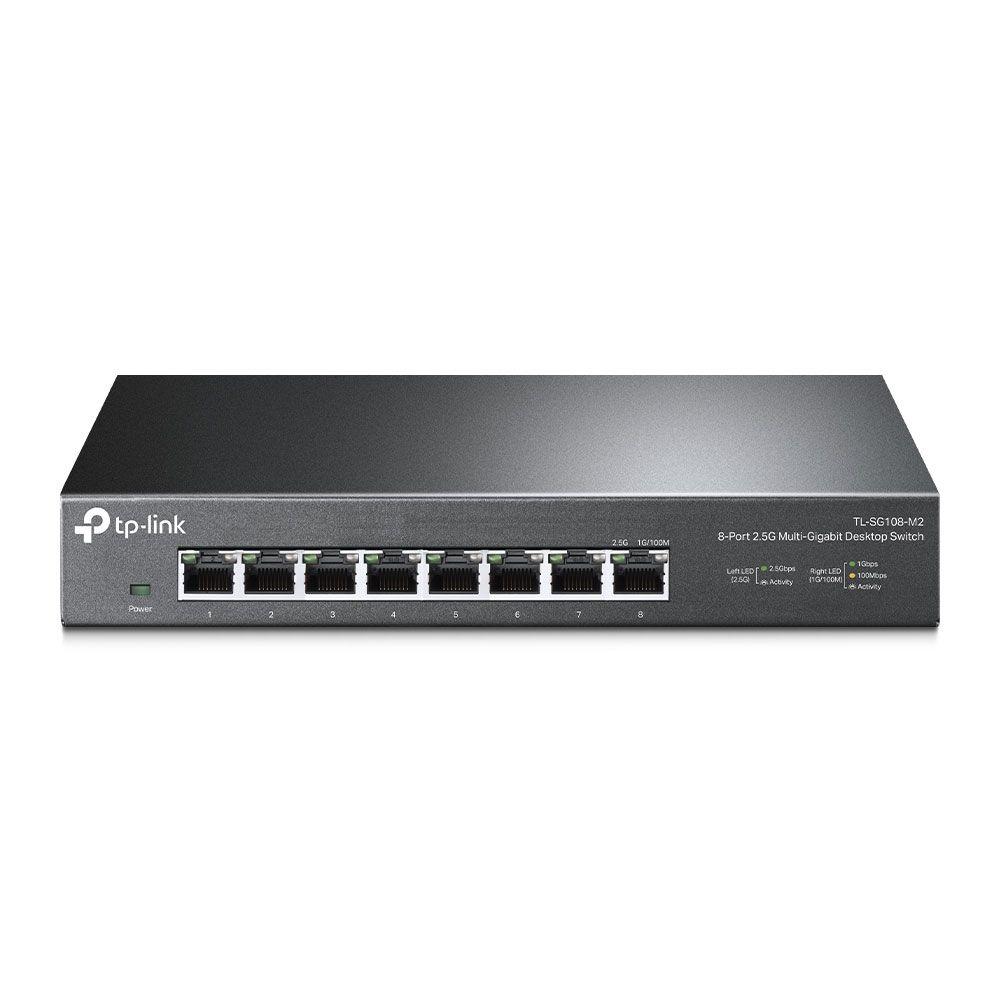 Switch de Rede TP-LINK TL-SG108-M2 (8 Portas - 2.5G Ethernet - 1,5 MB - Preto) — miniatura 2