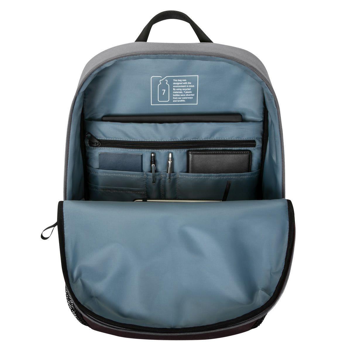 Mochila TARGUS Sagano EcoSmart Campus TBB636GL (20 L - 39,6 cm - Altura 50 cm - Preto e Cinzento), miniatura 14