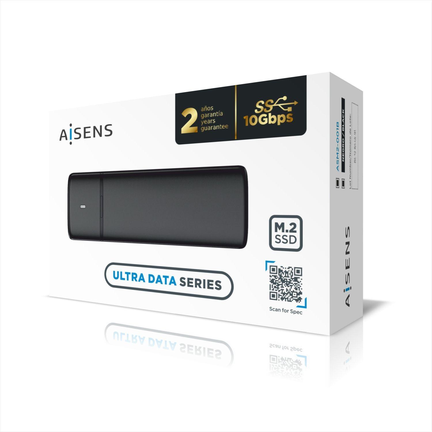 Caixa Externa M.2 AISENS ASM2-001B (M.2 - PCI Express, SATA NVMe - 6 Gbit/s - Preto) — miniatura 4