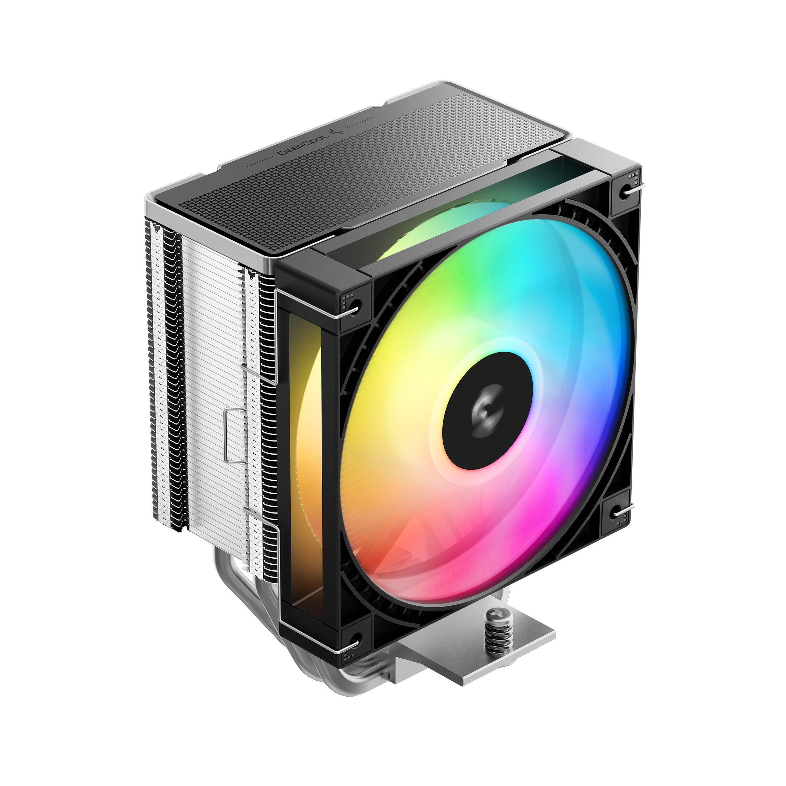 Cooler CPU DEEPCOOL AG600 ARGB (12 cm - 2200 RPM - Multi - Preto)