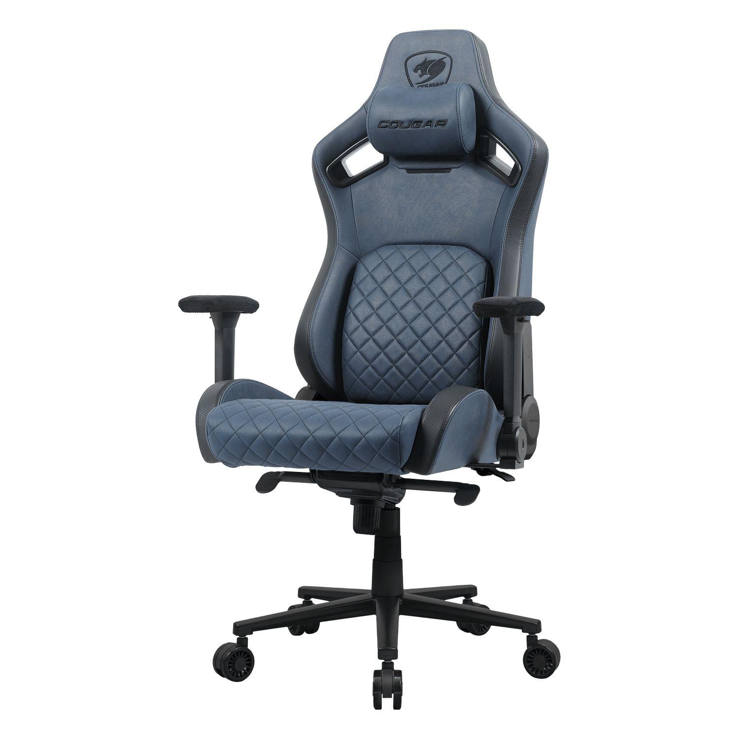 Cadeira Gaming COUGAR Defensor S CGR-DSF-BUB (150 kg - 137 cm - Tecido - Azul-marinho) — miniatura 2