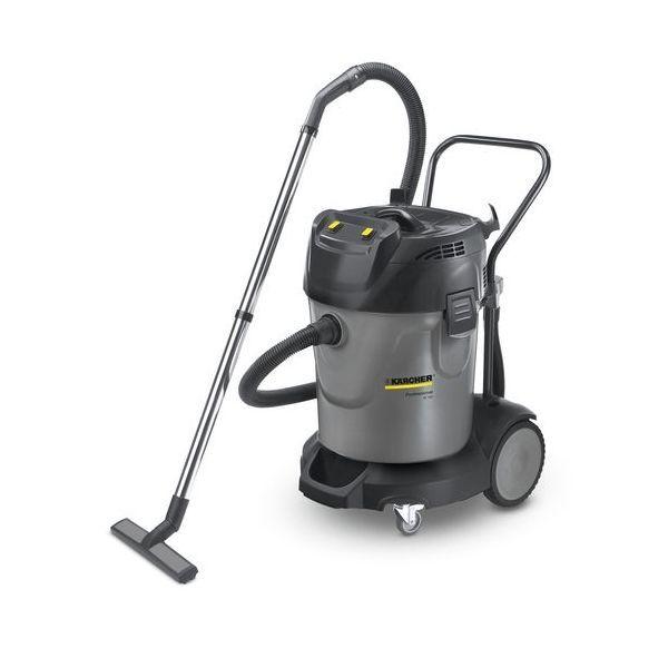Aspirador de Tambor KÄRCHER NT 70/2 (Altura 101 cm - 70 l - Tapete, piso duro - Preto/Cinzento)