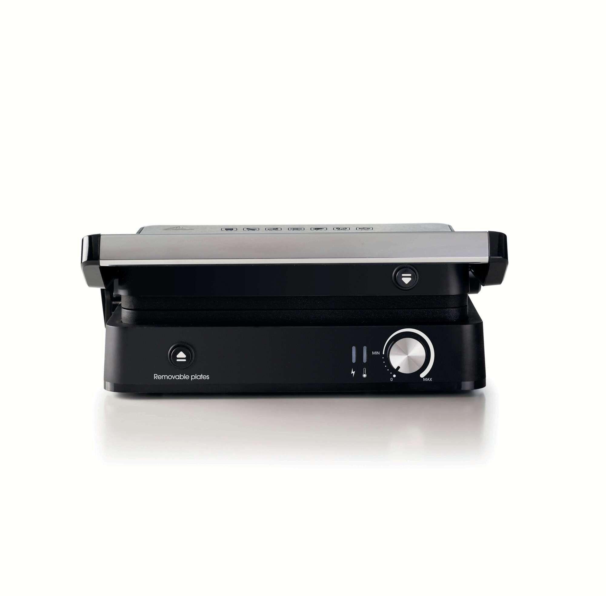 Grelhador de Contacto ARIETE 1934/00 (Altura 14 cm - Preto e Inox), miniatura 2