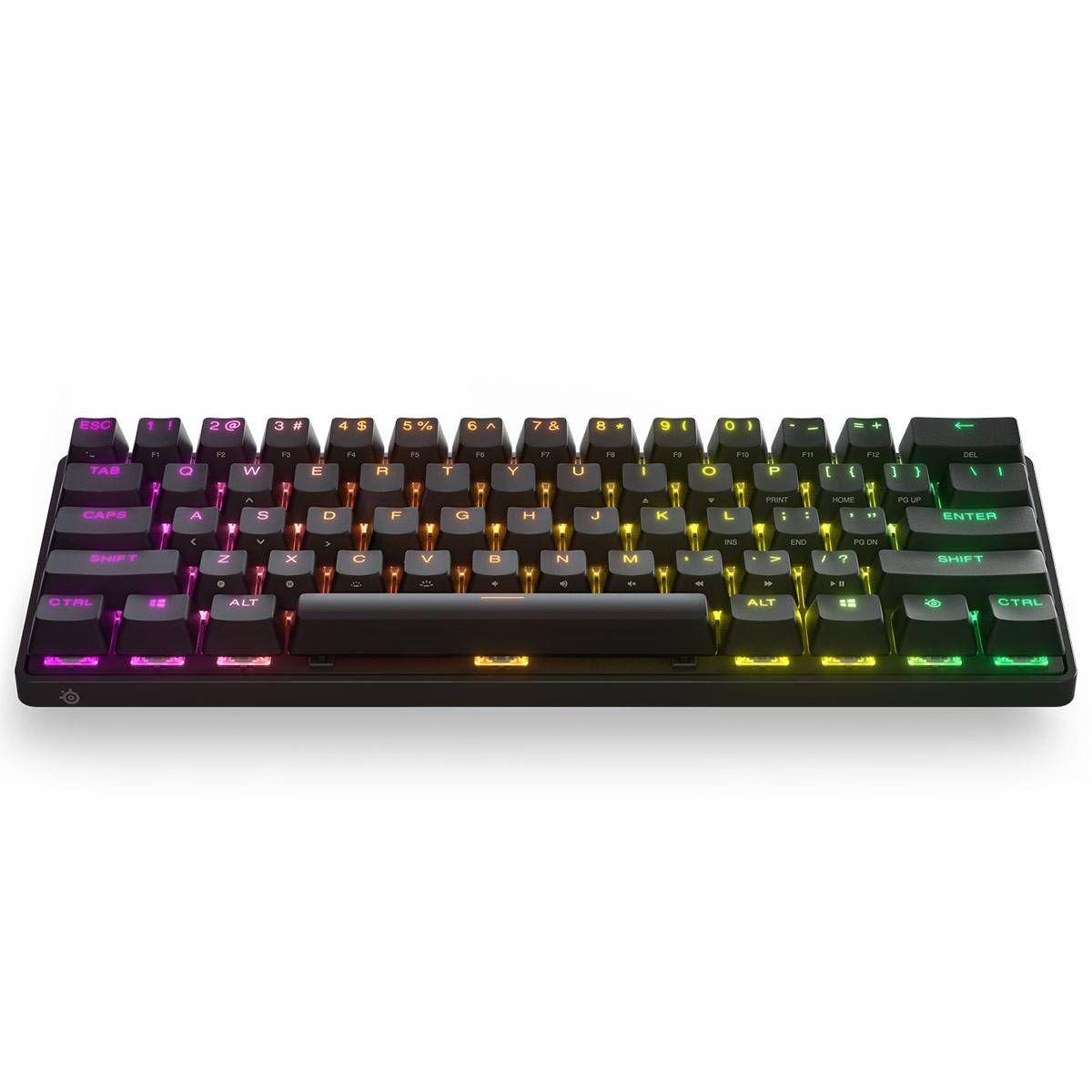 Teclado STEELSERIES Apex Pro Mini Wireless (Inglês - Mecânico - 60 - Preto) — miniatura 3