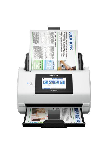 Scanner EPSON WorkForce DS-790WN (AC - Preto e Branco)