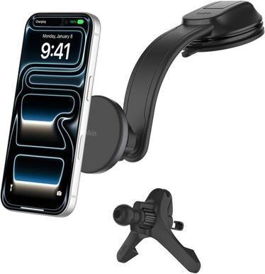 Suporte de Carregamento Wireless para Automóvel BELKIN WIC012hqBK (15 W - Universal - Preto)