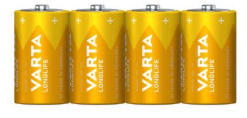 Pilhas Alcalinas VARTA 4120 Longlife Extra (Azul/Amarelo)