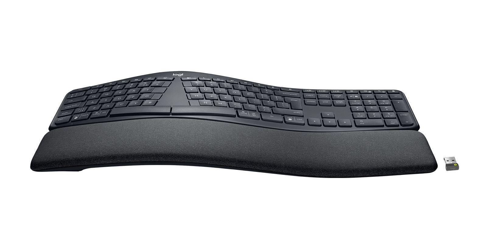 Teclado LOGITECH ERGO K860 for Business (Estados Unidos - Teclas semi-mecânicas - Tamanho completo - Grafite) — miniatura 3
