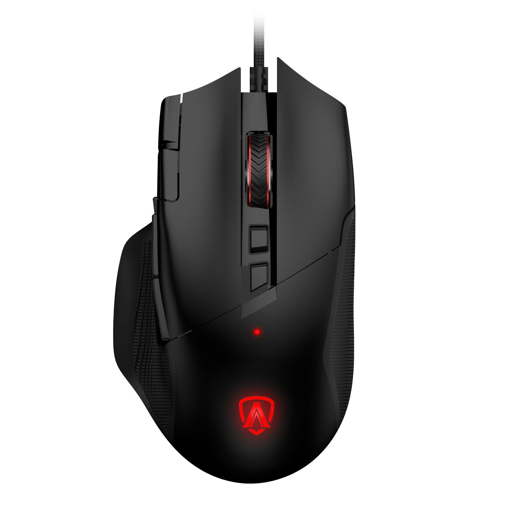 Rato AOC AGM600B (Mão direita - 16000 DPI - Ótico - Preto), miniatura 3