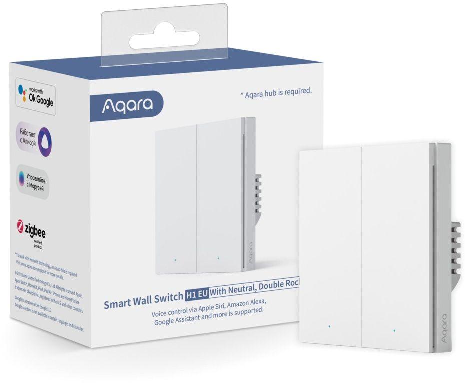 Interruptor de Parede Inteligente AQARA H1 WS-EUK04 (Policarbonato - Branco) — miniatura 3