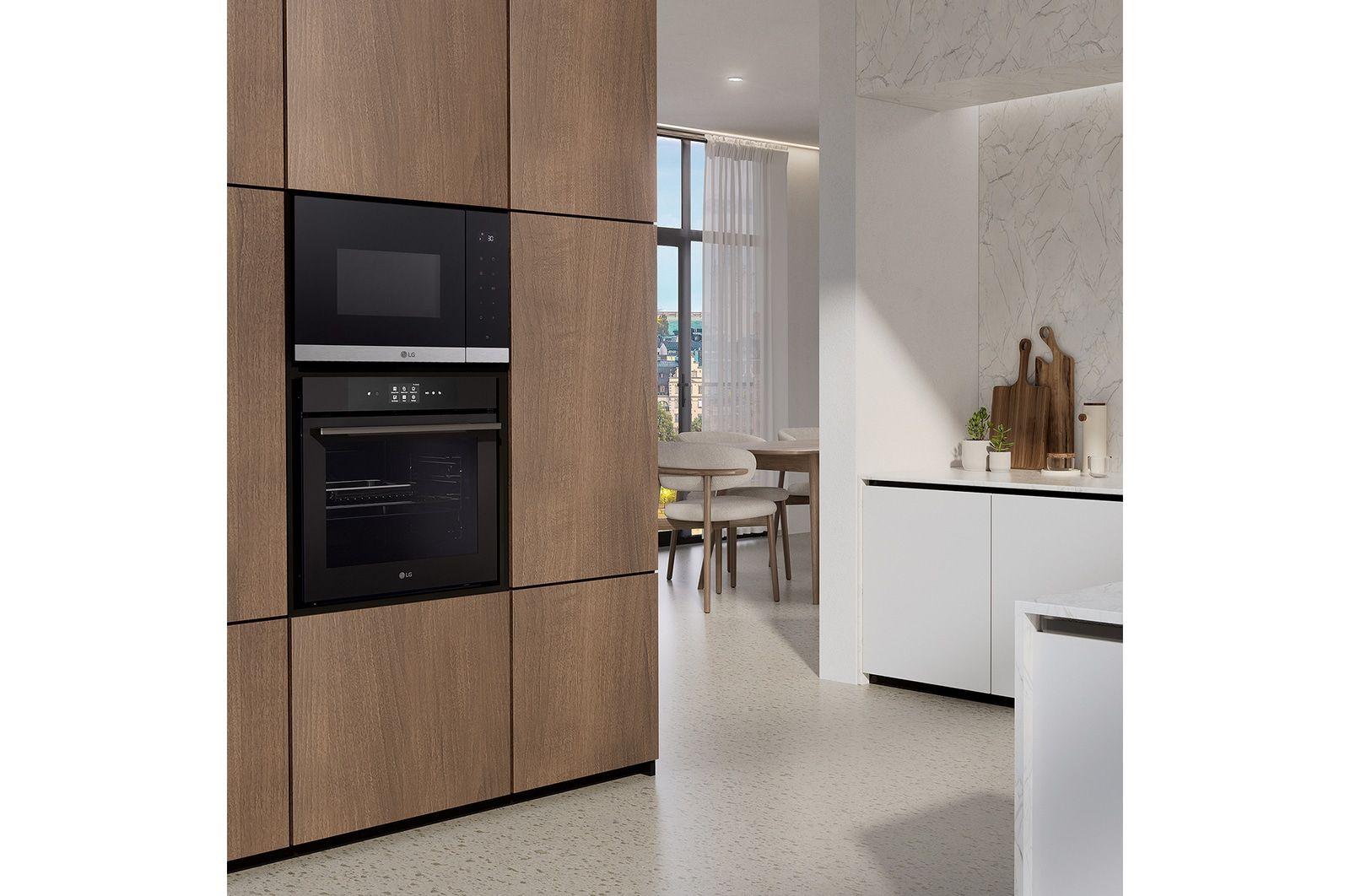 Micro-ondas de Encastre com Grill LG MG7Z2593D (900 W - 1000 W - 25 l - Preto/Inox), miniatura 7