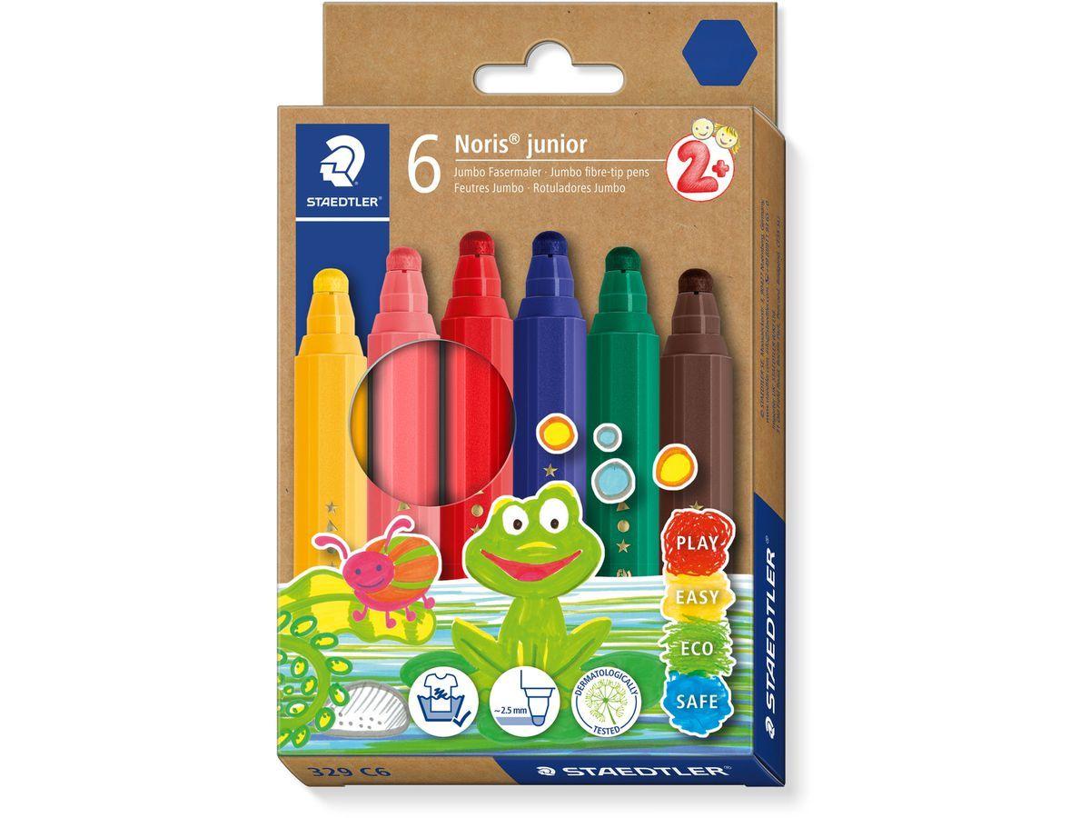 Conjunto de Marcadores de Feltro STAEDTLER Noris junior 329 C6 (Sortido), miniatura 2