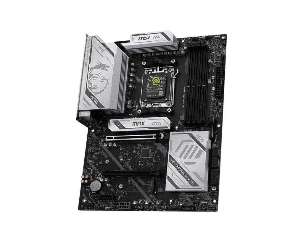 Motherboard MSI MAG X870E GAMING MAX WIFI (AM5 - ATX - Duplo canal - Preto), miniatura 3