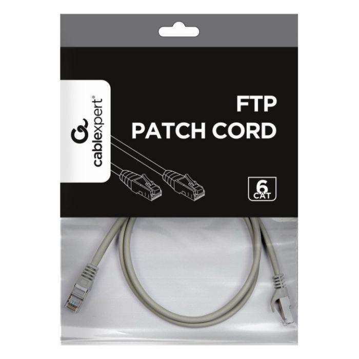 Cabo de Rede GEMBIRD PP6-1M (1 m - Cat6 - RJ-45 - Cinzento), miniatura 4