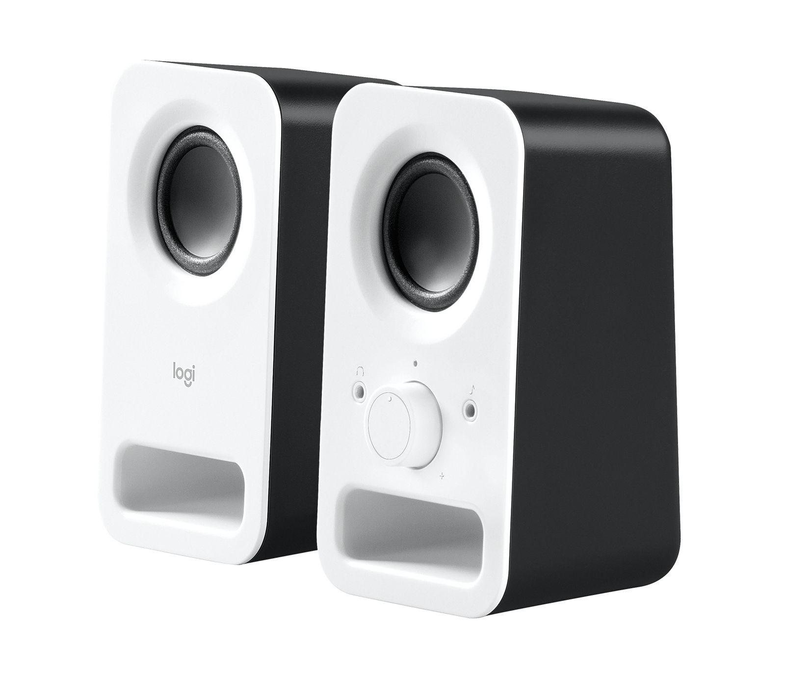 Colunas LOGITECH Z150 (Com fios - 3 W - 2.0 canais - Branco) — miniatura 2
