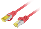 Cabo de Rede LANBERG PCF6A-10CU-0025-R (0,25 m - RJ-45 - Vermelho)