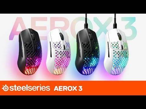Rato STEELSERIES Aerox 3 (Mão direita - 8500 DPI - Ótico - Branco), miniatura 4